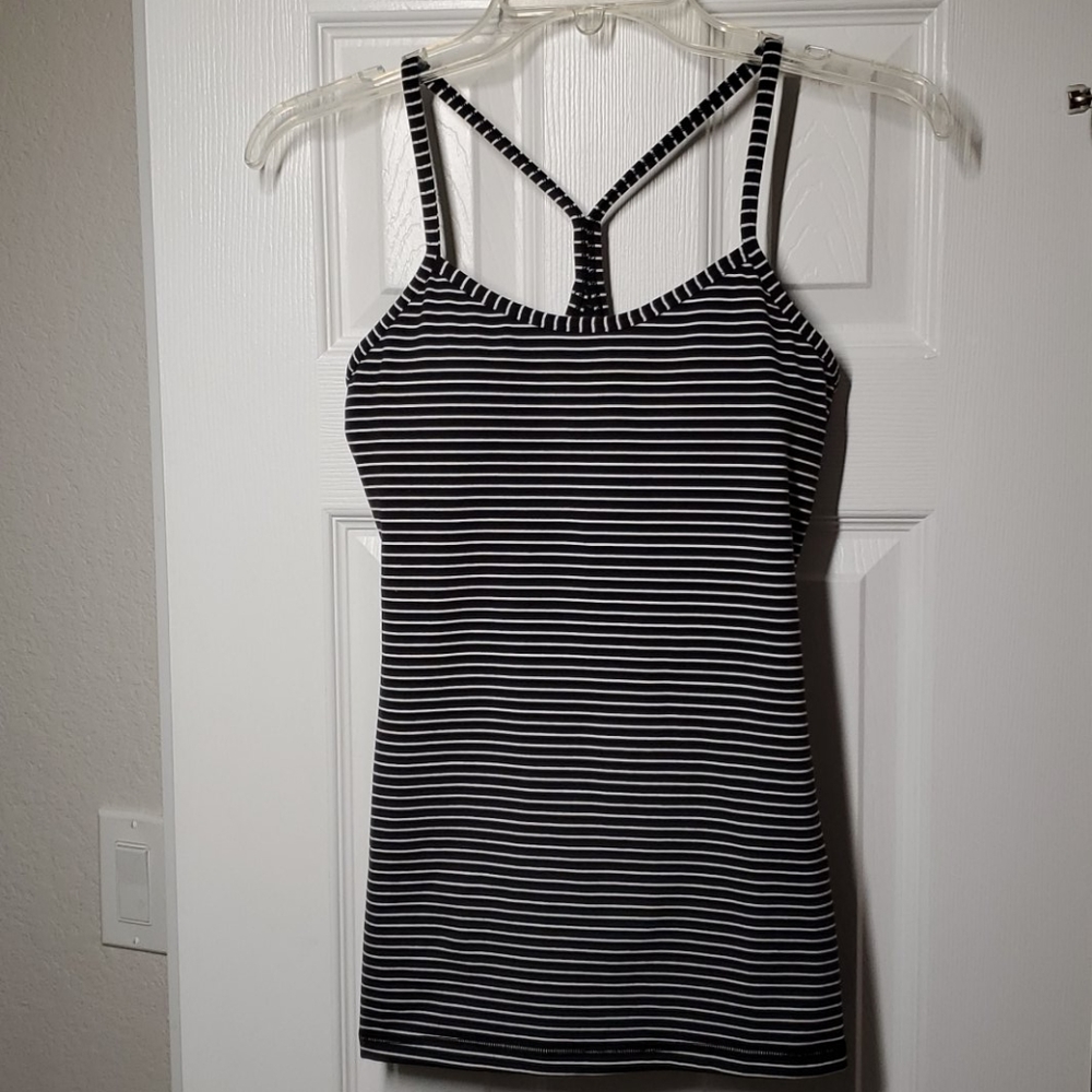 Lululemon Y Strap Tank Built in Bra